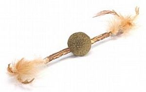 משחק לחתול מקל מטאטאבי עם כדור קטניפ - Matatabi stick with catnip ball
