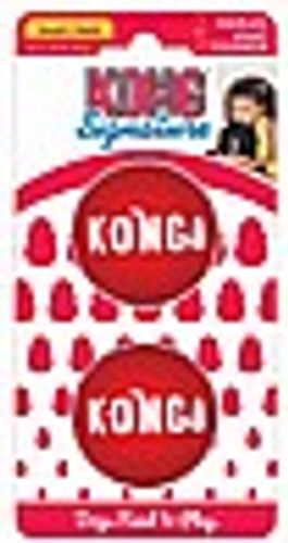 משחק לכלב זוג כדורי קונג סיגנאצ'ור גדולים - Kong Signature Ball