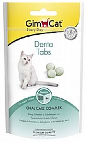 גימקט טבליות דנטליות לחתולים 40 גרם - GimCat Denta-Tabs