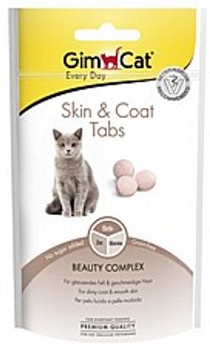 גימקט טבליות לעור ופרווה לחתולים 40 גרם - GimCat Skin & Coat Tabs