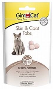 גימקט טבליות לעור ופרווה לחתולים 40 גרם - GimCat Skin & Coat Tabs