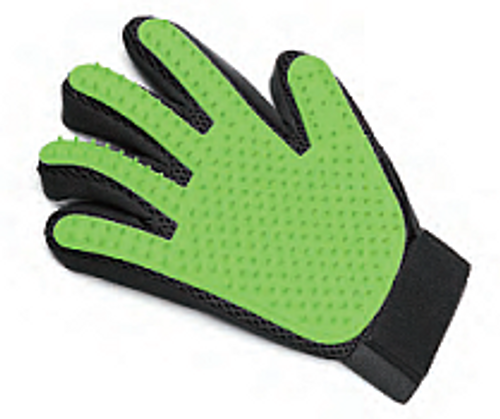 כפפה להברשת כלבים וחתולים - Alfa Choice Deshedding glove