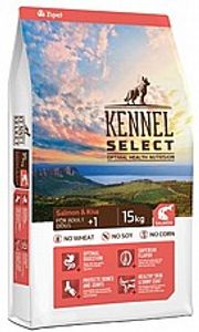 קאנל סלקט מזון לכלבים בוגרים דג ואורז 15 ק"ג - Kennel Select Fish & Rice