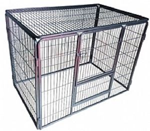 כלוב רשת מתכת כבדה מכלאה לכלבים 93 ס"מ - Heavy Duty Puppy Play Pens