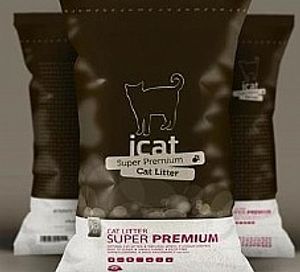 איי קט חול מתגבש לחתולים 14 ליטר - I Cat Super Premium Cat Litter