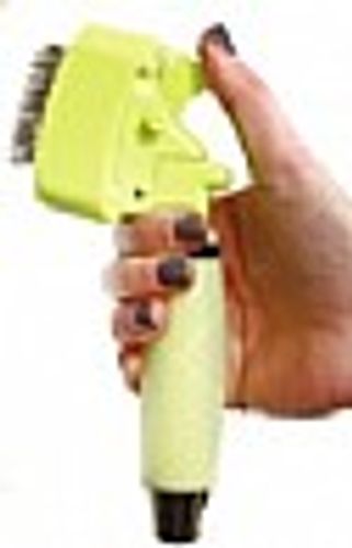 מברשת קארדר ניקוי עצמי גדולה ידית ג'ל - GlamGel Slicker Brush