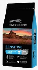 אלפא בלו סנסטיב דגים מזון לכלבים 22.65 ק"ג - ALPHA DOG BLUE SENSITIVE
