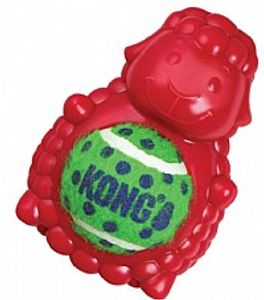 משחק קונג גומי מצפצף עם כדור בצורת כבשה קטן - Kong Tennis Pals Lamb