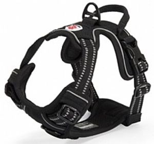 רתמה מרופדת לכלבים גדולים - Reflective dog harness