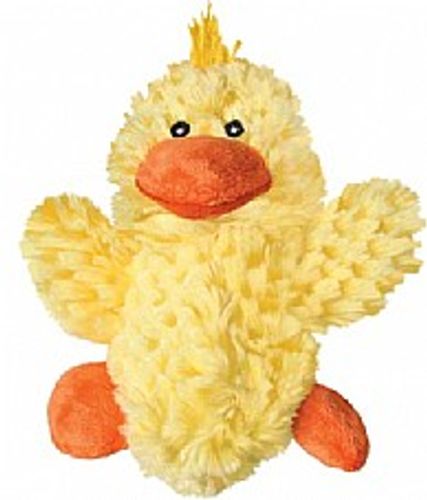 בובת קונג פרוותית ברווז  - Kong Plush Duck XS