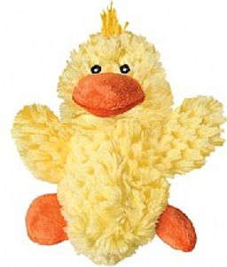 בובת קונג פרוותית ברווז  - Kong Plush Duck XS