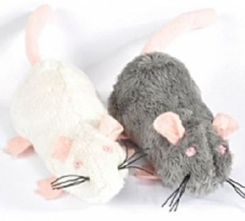 זוג עכברים עם כיס לקטניפ - Mice with pocket for catnip