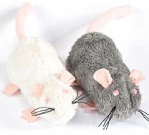 זוג עכברים עם כיס לקטניפ - Mice with pocket for catnip