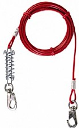 כבל חצר עם בולם זעזועים 5 מטר - Trixie Tie Out Cable