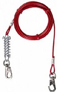 כבל חצר עם בולם זעזועים 5 מטר - Trixie Tie Out Cable