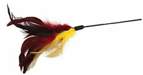 מקל משחק לחתול עם נוצות - Play rod with feather duster
