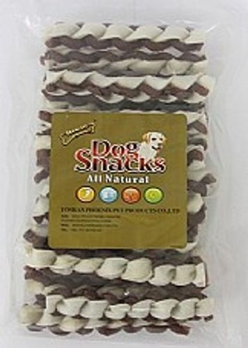 מארז חטיף עור קלוע בטעם בקר 18 יח' - Dog Snack