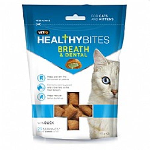 חטיף בריאותי דנטלי לחתולים - M&C Healthy Bites Breath & Dental
