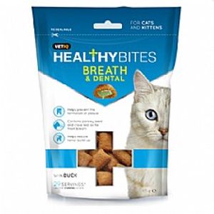 חטיף בריאותי דנטלי לחתולים - M&C Healthy Bites Breath & Dental