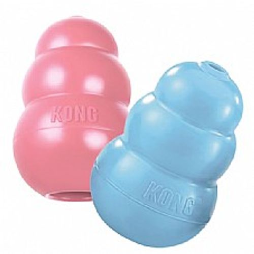 משחק לכלב קונג גדול לגורים - KONG puppy large
