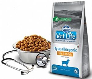 וט לייף היפואלרגני דג ותפו"א לכלב 12 ק"ג - Farmina Vet Life Hypoalergenic Fish&Potato