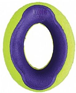 משחק לכלב קונג אייר דוג אובלי בינוני - Kong Air Squeaker Oval Medium