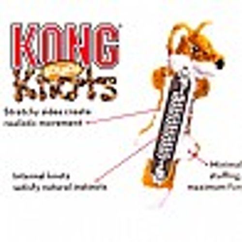 משחק לכלב קונג סקראנץ חבלים קשורים - KONG SCRUNCH Knots