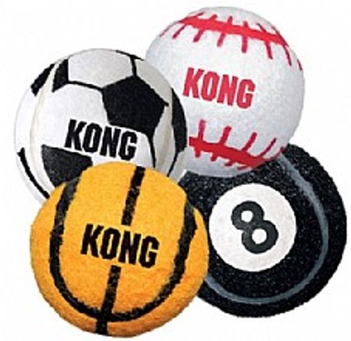 משחק לכלב שלישיית כדורי ספורט קונג מיני - Kong sport ball