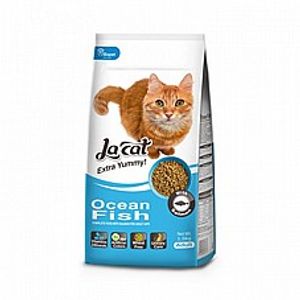 מזון לחתולים לה קט דגים 3 ק"ג - la cat