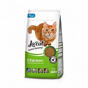 מזון לחתולים לה קט עוף 3 ק"ג - la cat