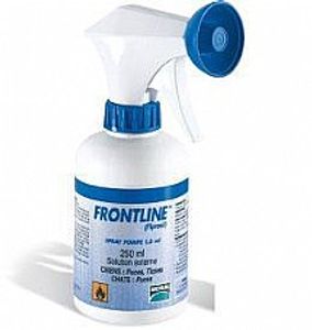 תרסיס פרונטליין נגד פרעושים וקרציות 250 מ"ל - Frontline
