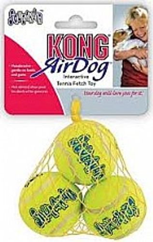 משחק לכלב קונג כדור טניס מצפצף קטן  - KONG Air Dog
