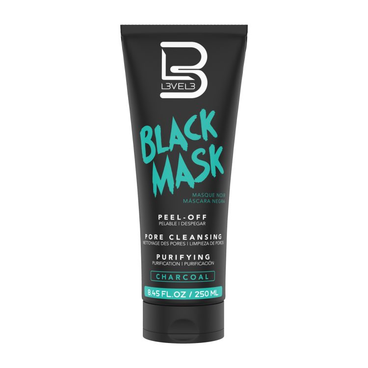 LEVEL3 מסכת פנים שחורה מתקלפת | Black Mask 250 ML
