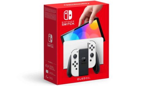 קונסולת Nintendo Switch OLED בצבע לבן 