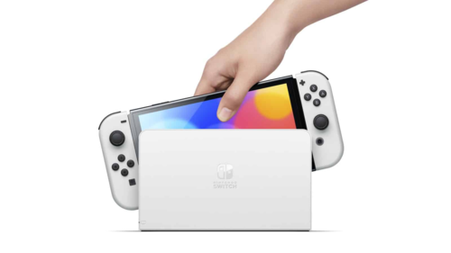 קונסולת Nintendo Switch OLED בצבע לבן 