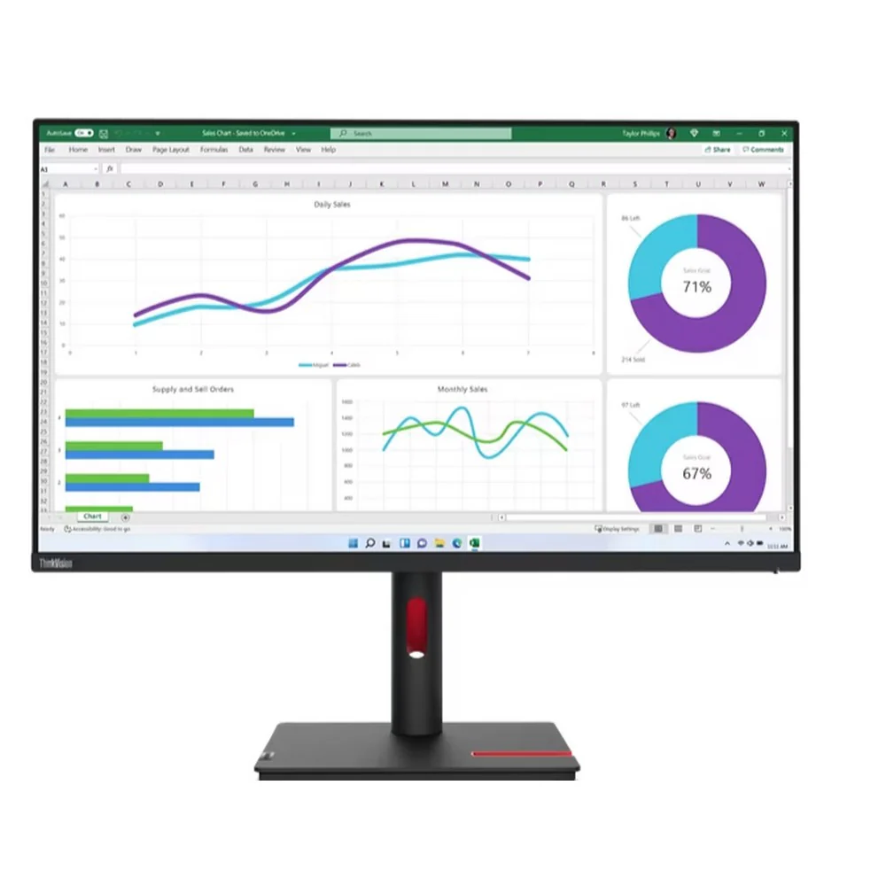 מסך Lenovo ThinkVision T32h-30 32 63D3GAT1IS