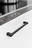 ידית 2 Regular שחור מט - 192 מ"מ Furnipart