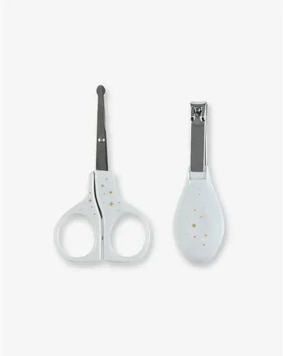 סט מספריים וקוצץ ציפורניים - תכלת