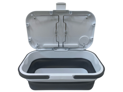  COLLAPSIBLE   BASKET סלסלת פיקניק מתקפלת עם שולחן נשלף