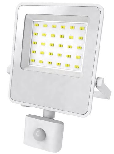 פנס הצפה 100W גוף לבן/אור יום עם סנסור  VIVA DL 100LM/W