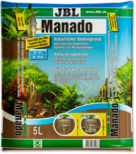 מצע מנדו דק בצבע חום לצמחים 5 ליטר JBL Manado