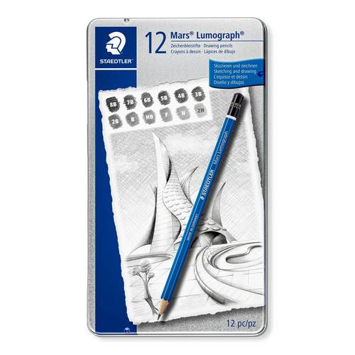 סט עפרון שרטוט 12 יח' STAEDTLER