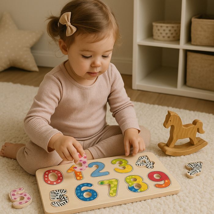 GOKI פאזל כפתורים  מספרים 57480