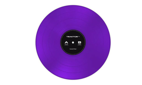 תקליט טיים קוד לטרקטור - Traktor Control Vinyl -  סגול.