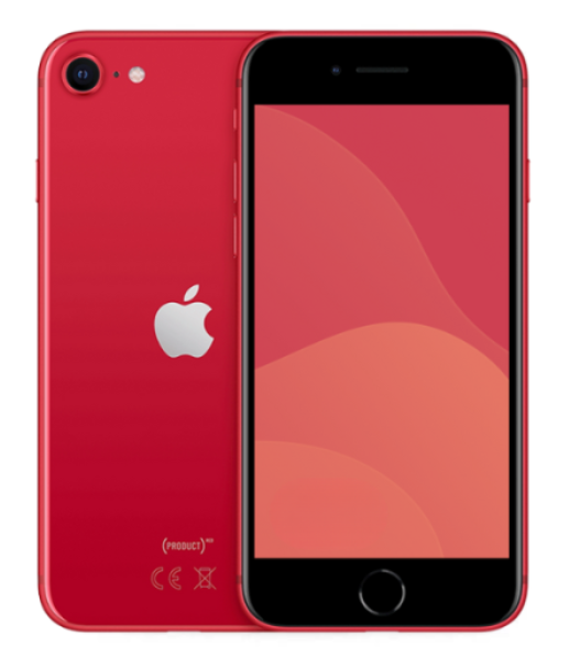 טלפון חכם עם מסך 4.7 אינץ’ Apple iPhone SE 2020 בבצע אדום
