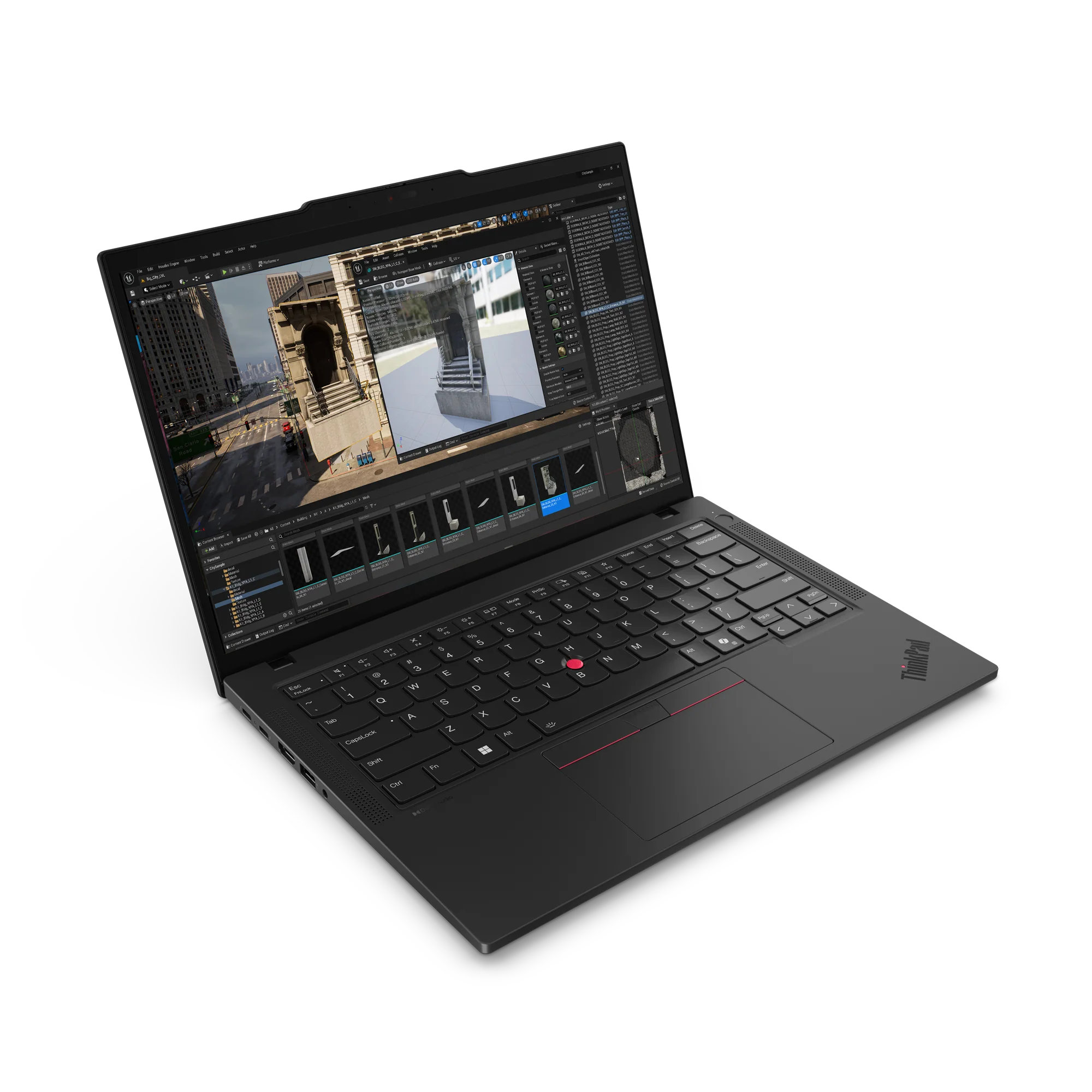 מחשב נייד LENOVO P14s G5 Ryzen7-8840HS/16GB/512GB/W11P 21ME0004IV