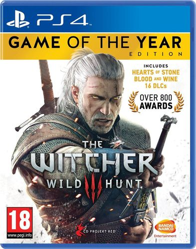 PS4 THE WITCHER 3 WILD HUNT GAME OF THE YEAR EDITION סוני