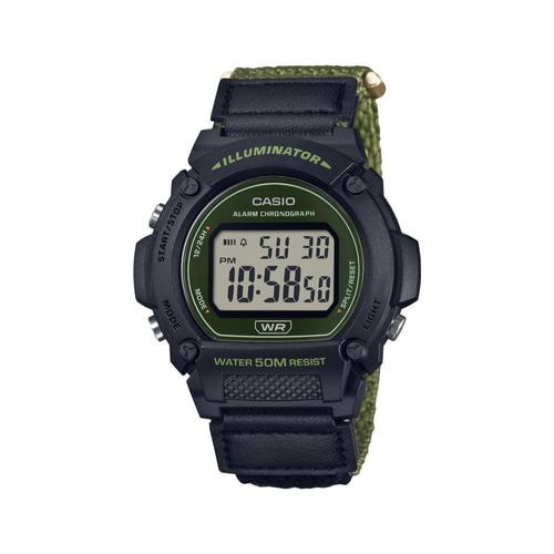 שעון לחיילים לצבא CASIO W-219HB-3A רצועת בד קסיו