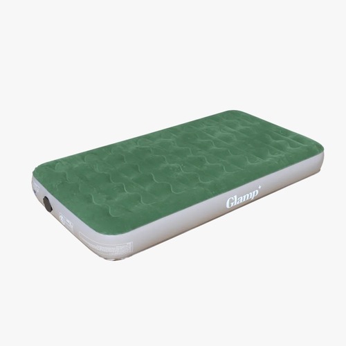 מזרן יחיד דק מתנפח GLAMP דגם GSAB22 - בצבע ירוק חום