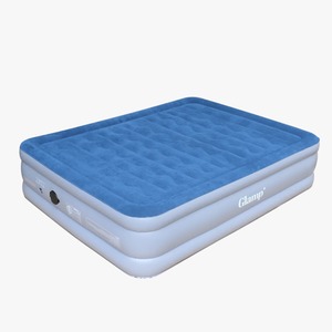 מזרן זוגי עבה מתנפח GLAMP דגם GTAB46 - בצבע כחול\אפור